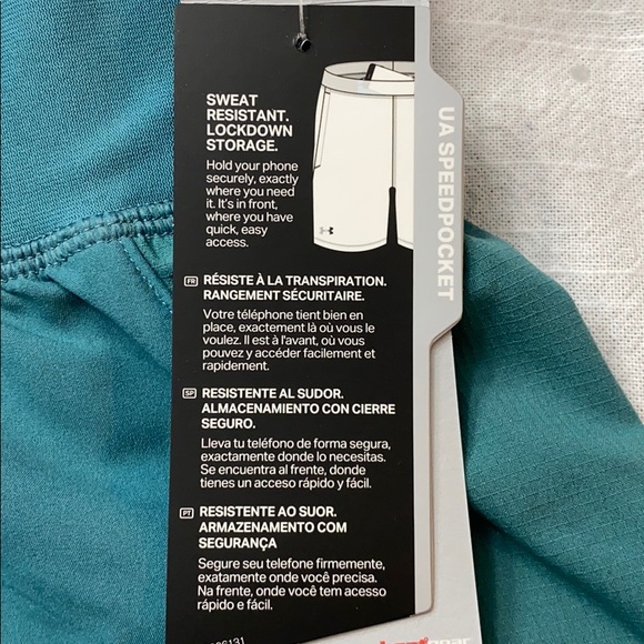 Under Armour fitted HeatGear Shorts XS NWT - Picture 4 of 8